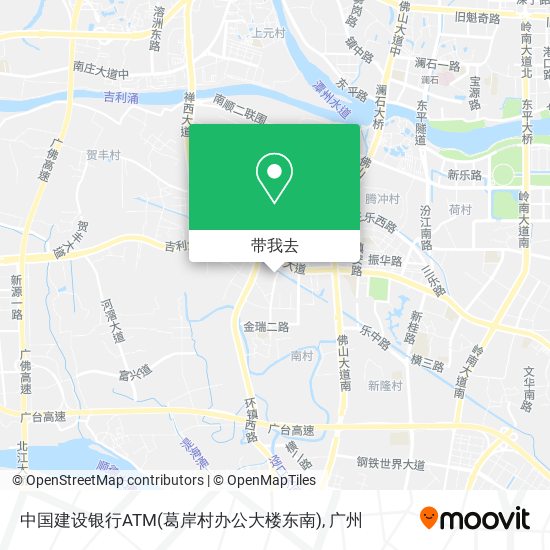 中国建设银行ATM(葛岸村办公大楼东南)地图