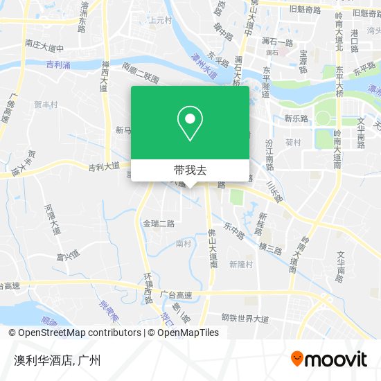 澳利华酒店地图