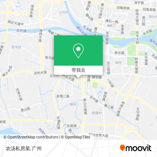 农汤私房菜地图