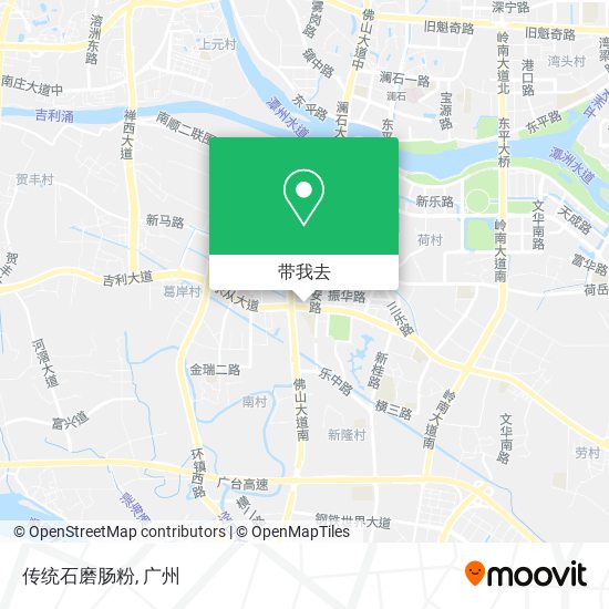 传统石磨肠粉地图