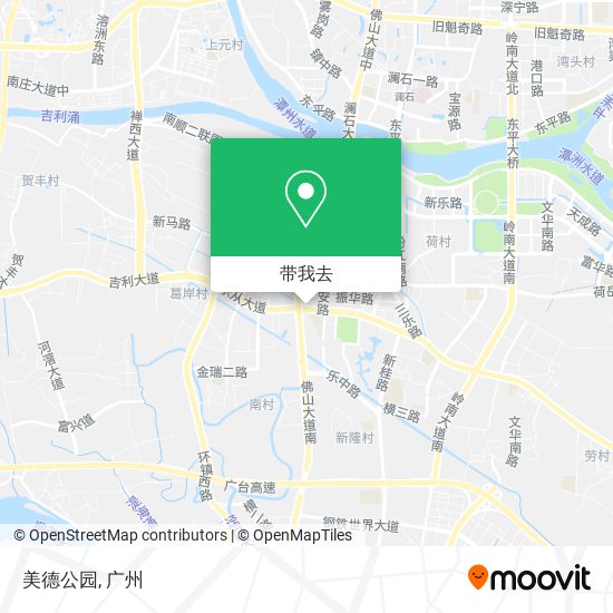 美德公园地图