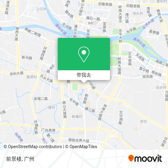 前景楼地图