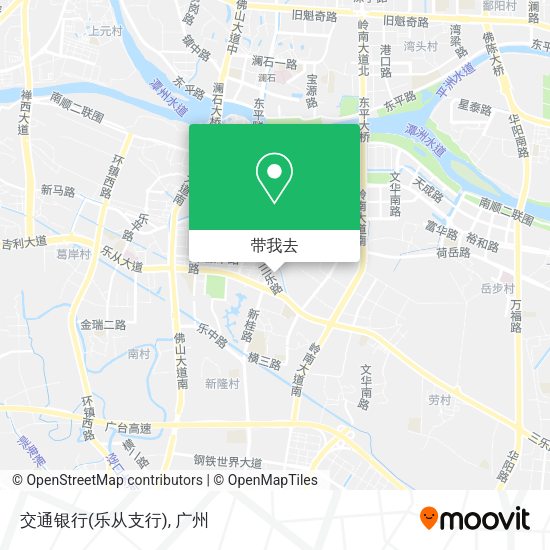 交通银行(乐从支行)地图
