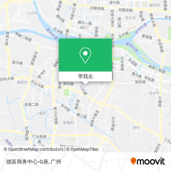 德富商务中心-G座地图