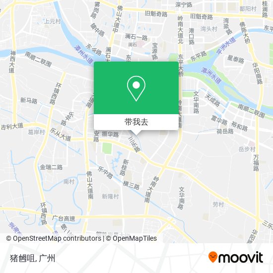 猪乸咀地图