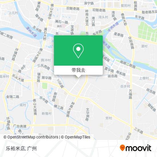 乐裕米店地图