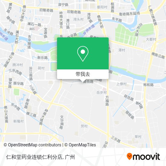 仁和堂药业连锁仁利分店地图