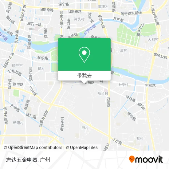 志达五金电器地图