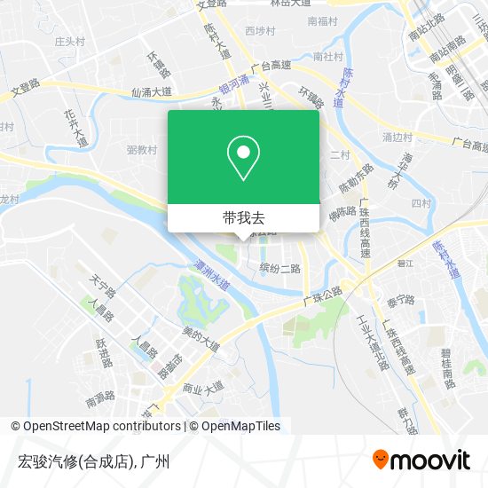 宏骏汽修(合成店)地图