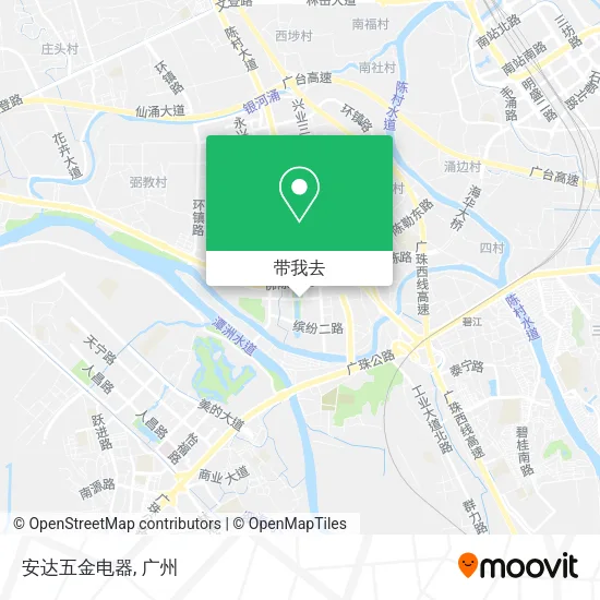 安达五金电器地图