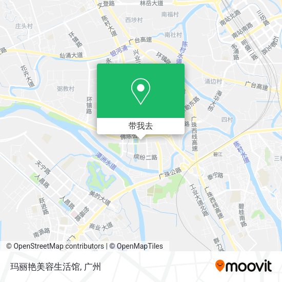 玛丽艳美容生活馆地图