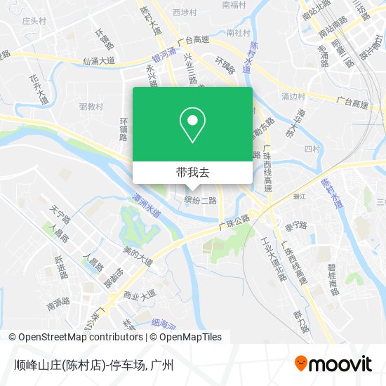 顺峰山庄(陈村店)-停车场地图