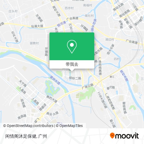 闲情阁沐足保健地图