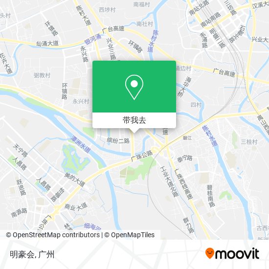 明豪会地图