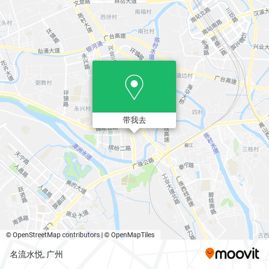 名流水悦地图