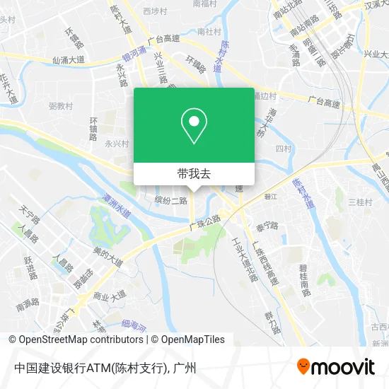 中国建设银行ATM(陈村支行)地图