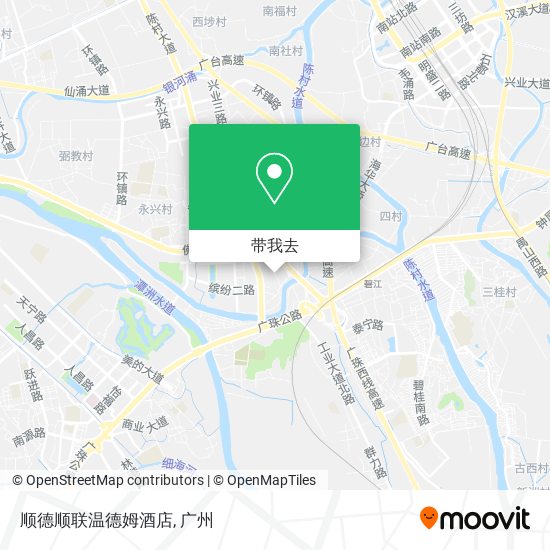 顺德顺联温德姆酒店地图