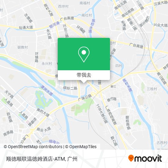 顺德顺联温德姆酒店-ATM地图
