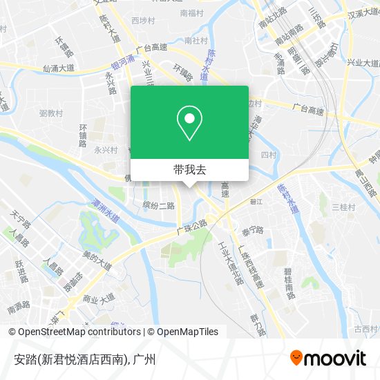 安踏(新君悦酒店西南)地图