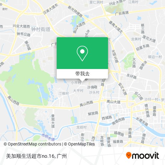 美加顺生活超市no.16地图