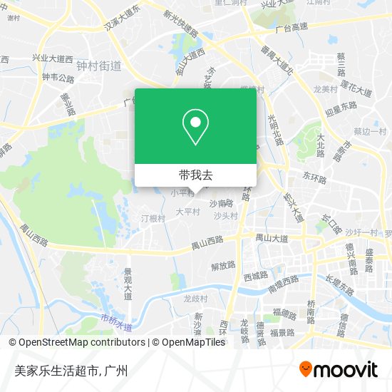 美家乐生活超市地图