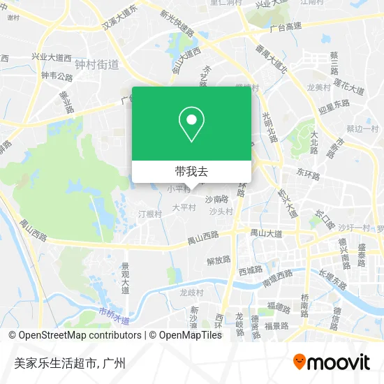 美家乐生活超市地图