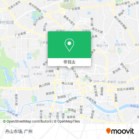 丹山市场地图