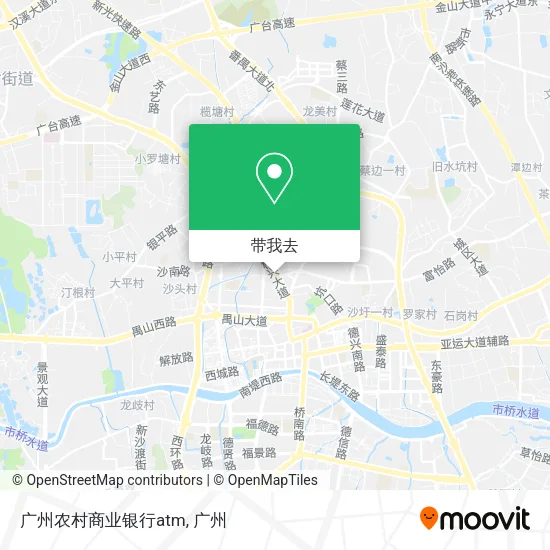 广州农村商业银行atm地图