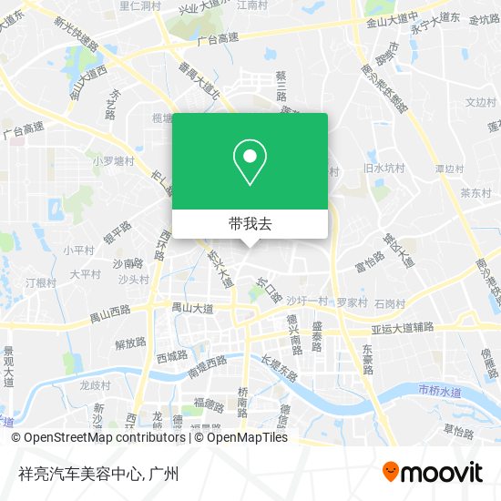 祥亮汽车美容中心地图