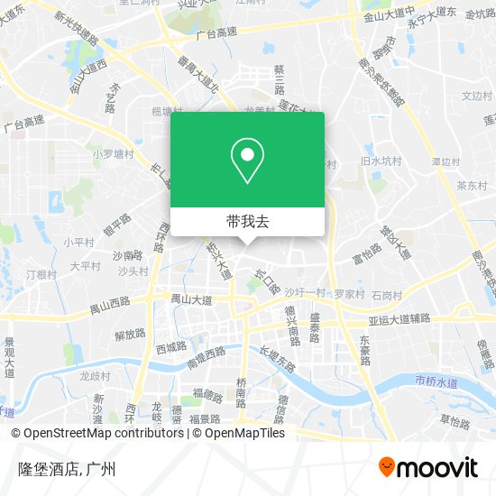 隆堡酒店地图