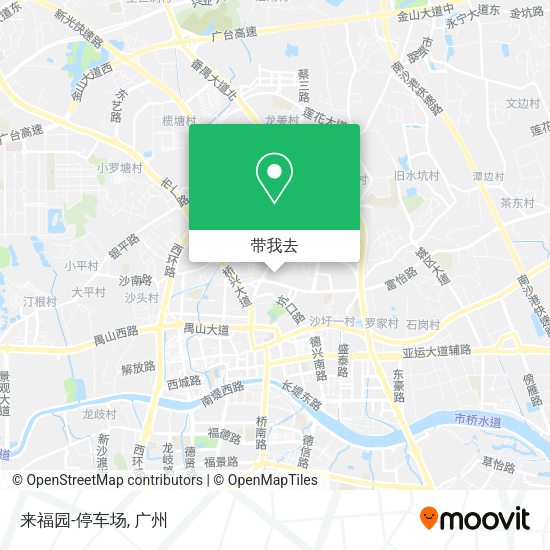 来福园-停车场地图