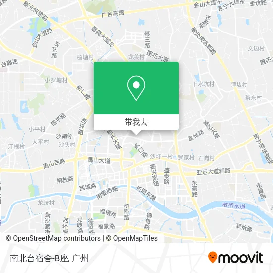 南北台宿舍-B座地图