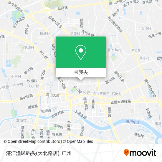 湛江渔民码头(大北路店)地图