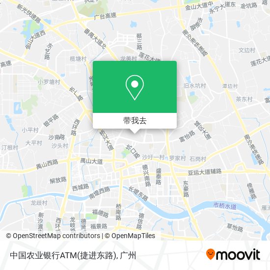 中国农业银行ATM(捷进东路)地图