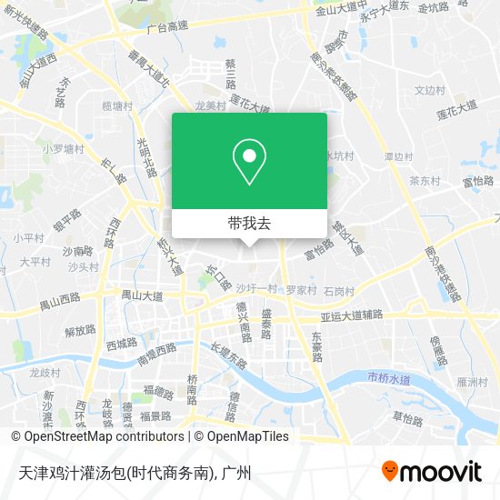天津鸡汁灌汤包(时代商务南)地图