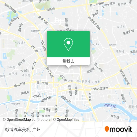 彰博汽车美容地图