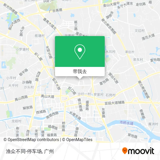 渔众不同-停车场地图