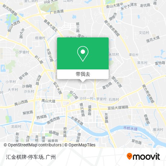 汇金棋牌-停车场地图