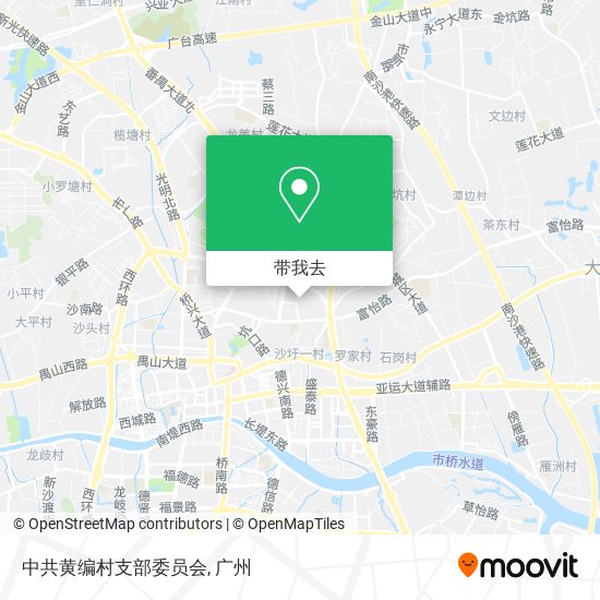 中共黄编村支部委员会地图