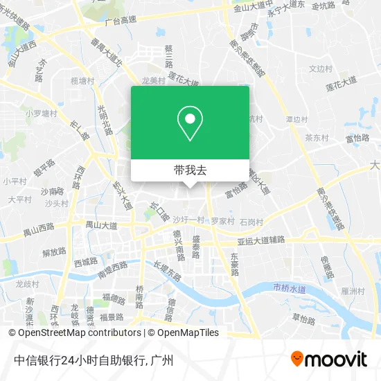 中信银行24小时自助银行地图