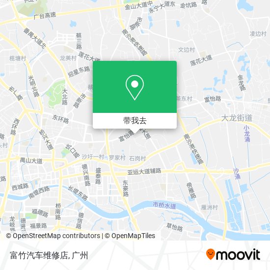 富竹汽车维修店地图