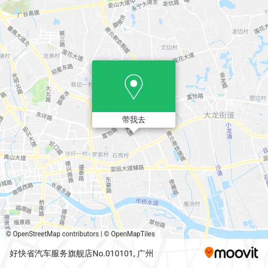 好快省汽车服务旗舰店No.010101地图