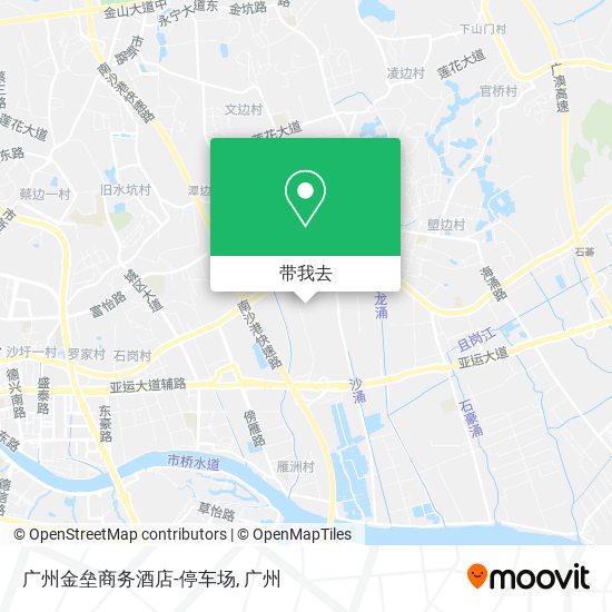 广州金垒商务酒店-停车场地图