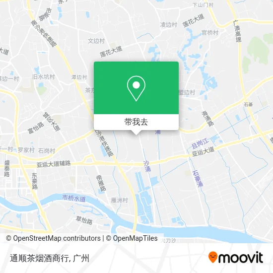 通顺茶烟酒商行地图