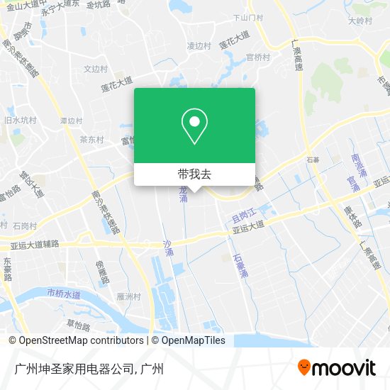 广州坤圣家用电器公司地图
