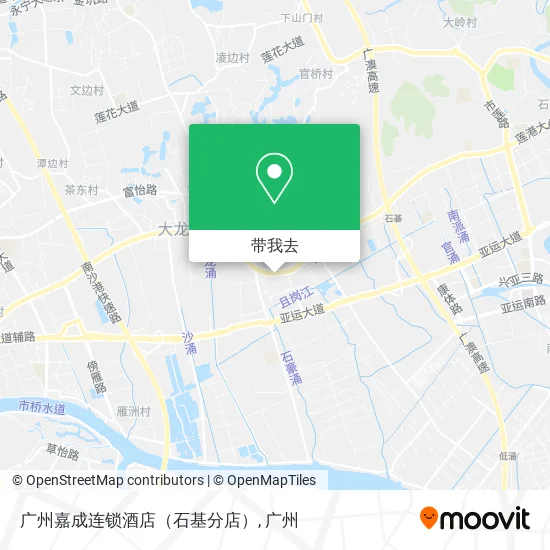 广州嘉成连锁酒店（石基分店）地图