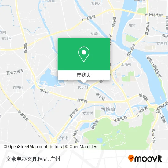 文豪电器文具精品地图