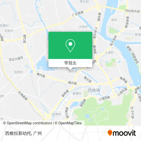 西樵恒新幼托地图