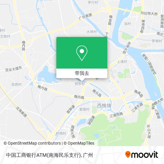 中国工商银行ATM(南海民乐支行)地图