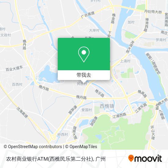 农村商业银行ATM(西樵民乐第二分社)地图